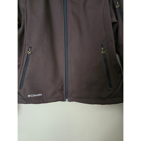 Columbia Brown Titanium Softshell Jacket Women's Large - Picture 3 of 6